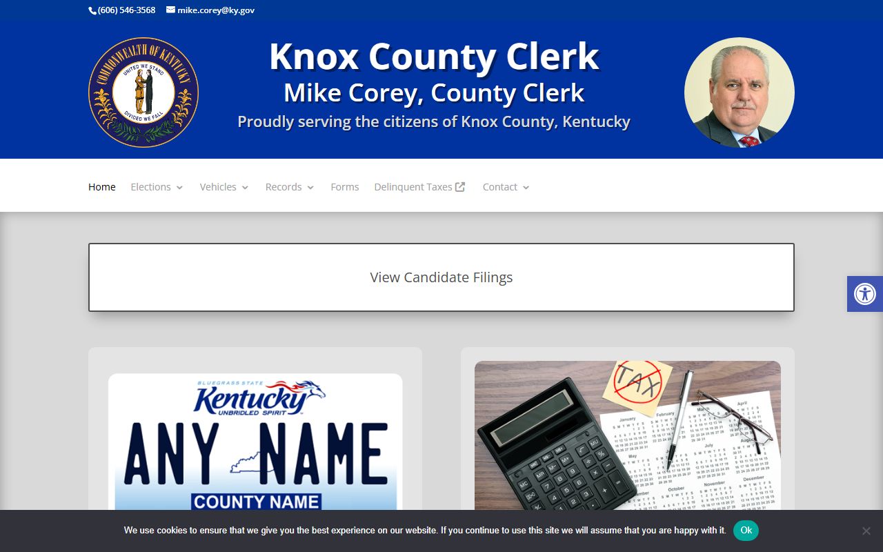 Knox County clerk records county clerk homepage
