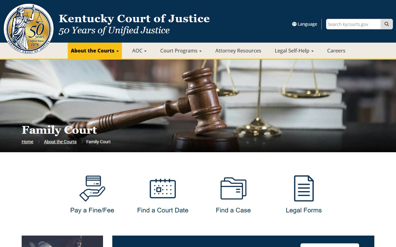 Knox County court records Kentucky family court overview